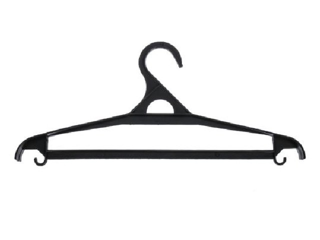 Вешалка-плечики для верхней одежды 48-50 Go safe черный,микс 1882/40